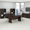 Mocha Cherry 96L x 42W Boat Shape Table - Conference Tables-2