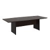 Mocha Cherry 96L x 42W Boat Shape Table - Conference Tables-3