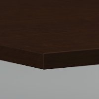 Mocha Cherry 96L x 42W Boat Shape Metal Base Table - Conference Tables-5