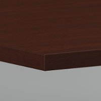 Cherry 120L x 48W Boat Shape Wood Base Harvest Table - Conference Tables-4