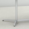 Natural Maple 120L x 48W Boat Shape Metal Base Table - Conference Tables-3