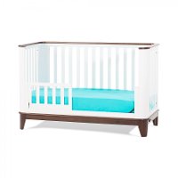 F34101.84 Matte White/ Slate 4-in-1 Convertible Crib - Studio