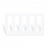 F09574.46 White Toddler Guard Rail - Studio