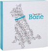 Clearance Black, White and Blue Dog Throw Me a Bone Canvas Wall Art