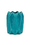 Teal-Blue Ceramic Vase