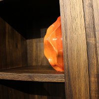 Orange Ceramic Vase