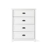 F01902.46 Matte White 4-Drawer Chest - Abbott