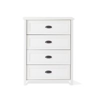 F01902.46 Matte White 4-Drawer Chest - Abbott