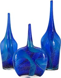 19 Inch Cobalt Blue Dressa Vase