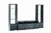 KIT/VERSILIA/ENT/WAL Smoky Gray 3 Piece Modern Entertainment Center - Versilia