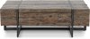 Rustic Brown Wood Coffee Table - Modern Timber