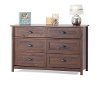 F01909.47 Rich Walnut Double Dresser - Abbott