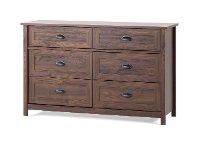 F01909.47 Rich Walnut Double Dresser - Abbott-2