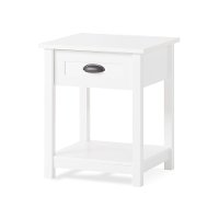 F01928.46 Matte White 1-Drawer Nightstand - Abbott-2