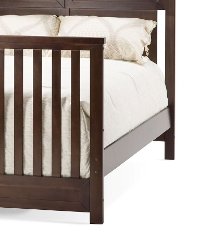 F06454.47 Rich Walnut Full Size Conversion Bed Rails - Abbott