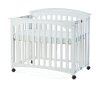 F61301.46 Matte White Mini Folding Crib & Mattress - Stanford-1