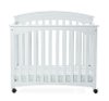 F61301.46 Matte White Mini Folding Crib & Mattress - Stanford-3