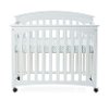 F61301.46 Matte White Mini Folding Crib & Mattress - Stanford-4