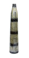 Clearance 32 Inch Tall Pearl and Brown Ceramic Vase