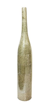 33 Inch Pearl Snake Ceramic Vase