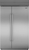 BI-48S/S/PH Sub-Zero 48 Inch Classic Side by Side Smart Refrigerator - 28.9 cu. ft., Stainless Steel