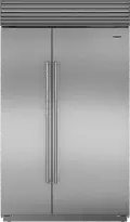 BI-48S/S/PH Sub-Zero 48 Inch Classic Side by Side Smart Refrigerator - 28.9 cu. ft., Stainless Steel