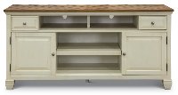 68 Inch White TV Stand - Camden