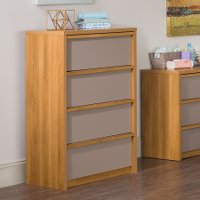 F05102.10 Oiled Oak/ Potters Clay Chest - Loft Collection