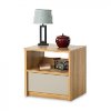 F05128.10 Oiled Oak/ Potters Clay Nightstand - Loft-2