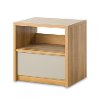 F05128.10 Oiled Oak/ Potters Clay Nightstand - Loft-3