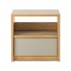 F05128.10 Oiled Oak/ Potters Clay Nightstand - Loft-4