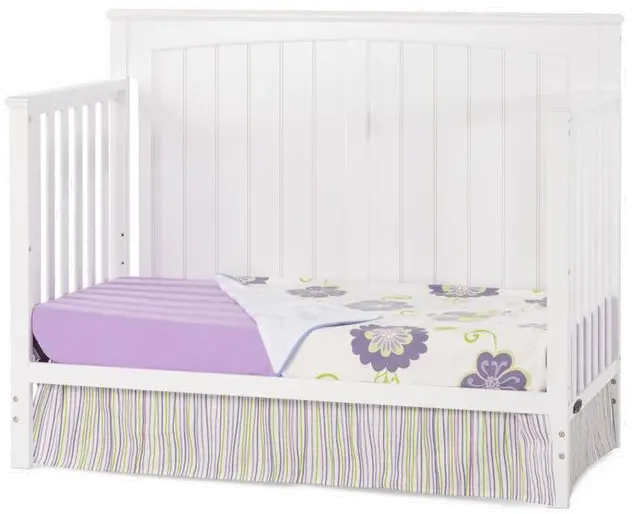 F33401.46 Sheldon Matte White 4-in-1 Convertible Crib-2