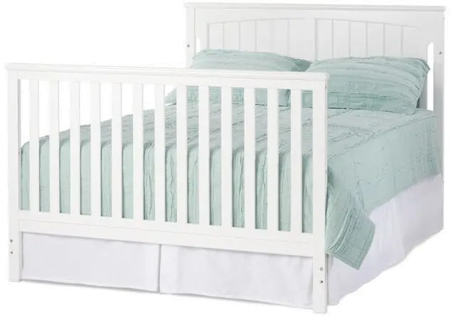 F33401.46 Sheldon Matte White 4-in-1 Convertible Crib-3