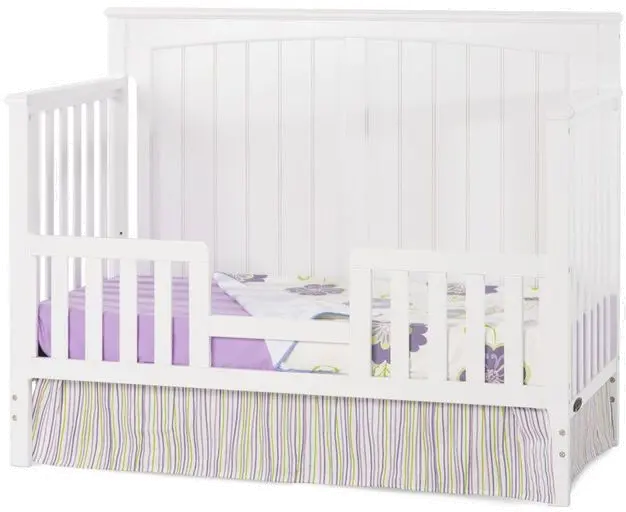 F33401.46 Sheldon Matte White 4-in-1 Convertible Crib-4