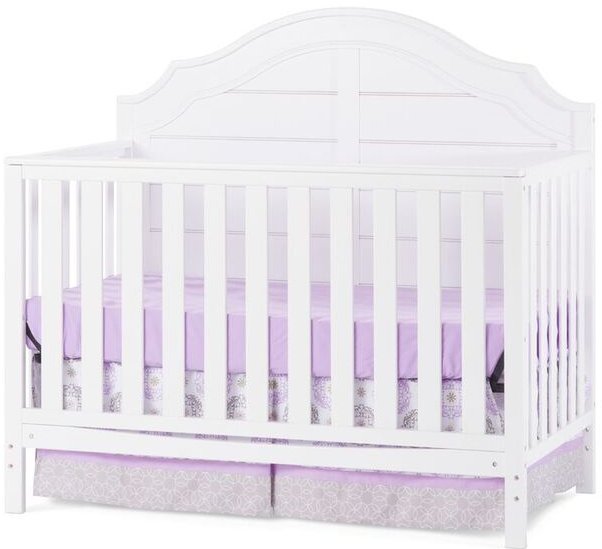 F36901.46 Matte White 4-in-1 Convertible Crib - Penelope-4