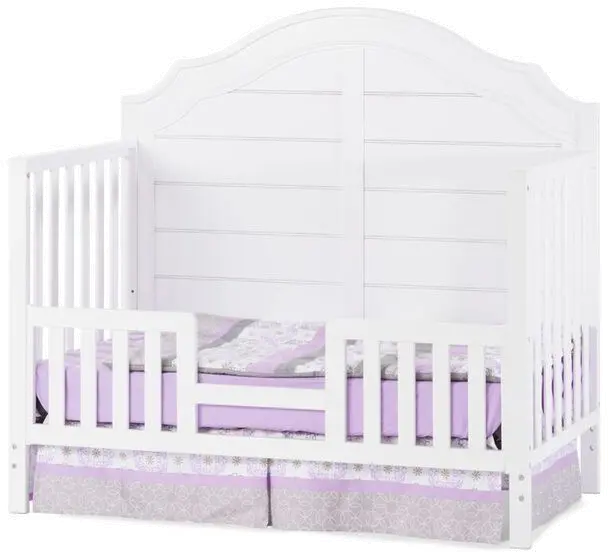 F36901.46 Penelope Matte White 4-in-1 Convertible Crib-1