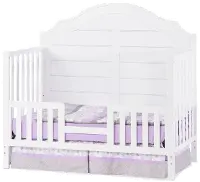 F36901.46 Penelope Matte White 4-in-1 Convertible Crib
