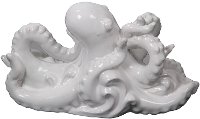 White Ceramic Octopus