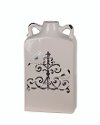 12 Inch Antique White Bird Vase
