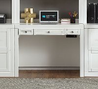 40 Inch Modern White Writing Desk - Catalina