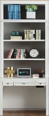 40 Inch Modern White Writing Desk - Catalina -3