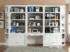 Modern White Writing Desk and Hutch - Catalina-2