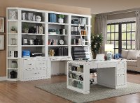 White Modern Office Desk - Catalina-3