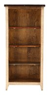 Rustic Multicolor Pine Bookcase - Antique