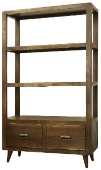 Moka Brown Bookcase - Retro