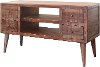 Moka Brown Sofa Table - Retro