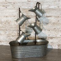Metal Watering Can Fountain-2