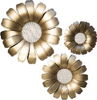 15 Inch Metal Wall Flower