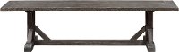 Charcoal Dining Bench - Paladin