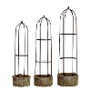Small Wood and Metal Dome Trellis